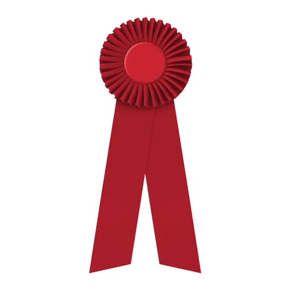 Rosette with two streamers 1 5/8" angled, 11" total length.... from ASI 93520 Ventura Inc