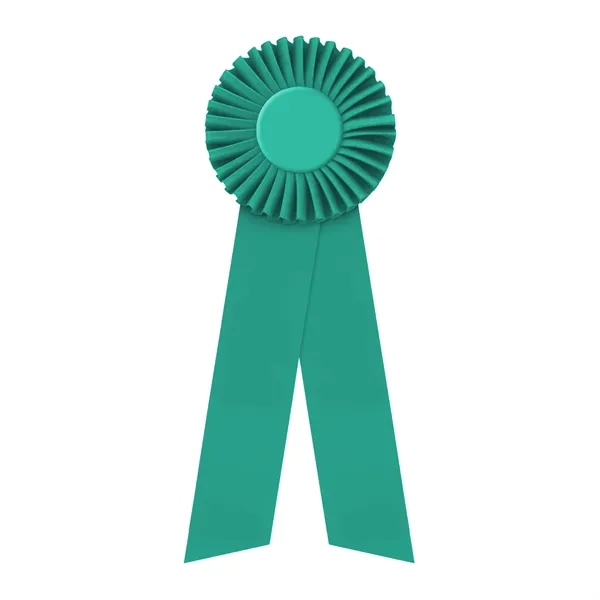 Rosette with two streamers 1 5/8" angled, 11" total length.... from ASI 93520 Ventura Inc