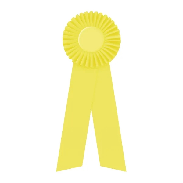 Rosette with two streamers 1 5/8" angled, 11" total length.... from ASI 93520 Ventura Inc