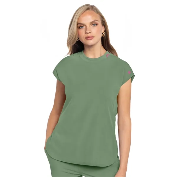 Med Couture - AMP - Women's 2-Pocket Tuckable Scrub Top... from ASI 86018 Scrub Authority