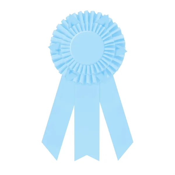 Rosette with 3 streamers, 2" middle dovetail and 1 5/8" sides... from ASI 93520 Ventura Inc