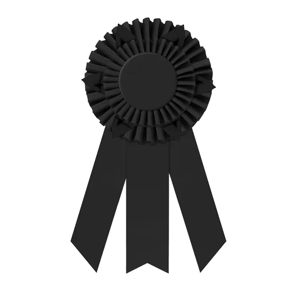 Rosette with 3 streamers, 2" middle dovetail and 1 5/8" sides... from ASI 93520 Ventura Inc