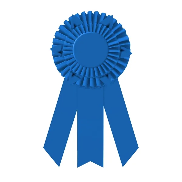 Rosette with 3 streamers, 2" middle dovetail and 1 5/8" sides... from ASI 93520 Ventura Inc