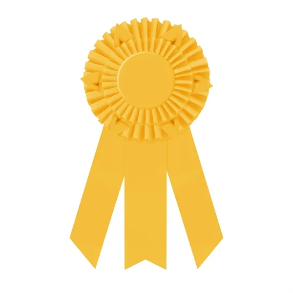 Rosette with 3 streamers, 2" middle dovetail and 1 5/8" sides... from ASI 93520 Ventura Inc