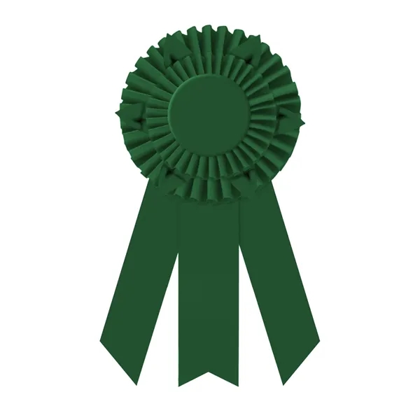 Rosette with 3 streamers, 2" middle dovetail and 1 5/8" sides... from ASI 93520 Ventura Inc