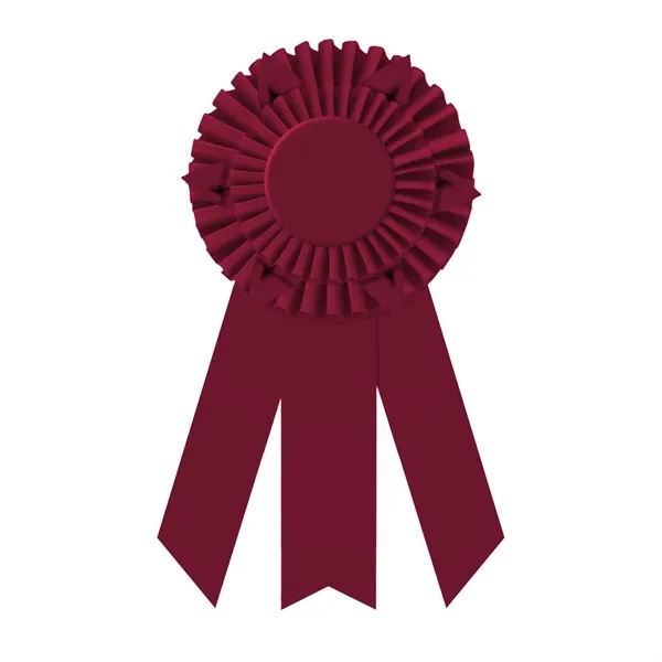 Rosette with 3 streamers, 2" middle dovetail and 1 5/8" sides... from ASI 93520 Ventura Inc