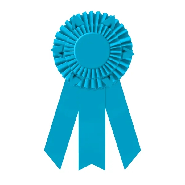 Rosette with 3 streamers, 2" middle dovetail and 1 5/8" sides... from ASI 93520 Ventura Inc