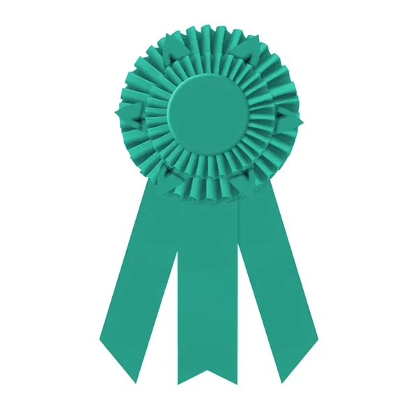 Rosette with 3 streamers, 2" middle dovetail and 1 5/8" sides... from ASI 93520 Ventura Inc