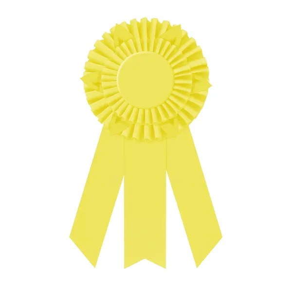 Rosette with 3 streamers, 2" middle dovetail and 1 5/8" sides... from ASI 93520 Ventura Inc