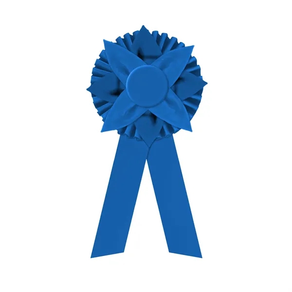 Rosette with two streamers 1 5/8" angled, 12" total length.... from ASI 93520 Ventura Inc