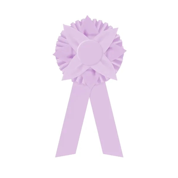 Rosette with two streamers 1 5/8" angled, 12" total length.... from ASI 93520 Ventura Inc