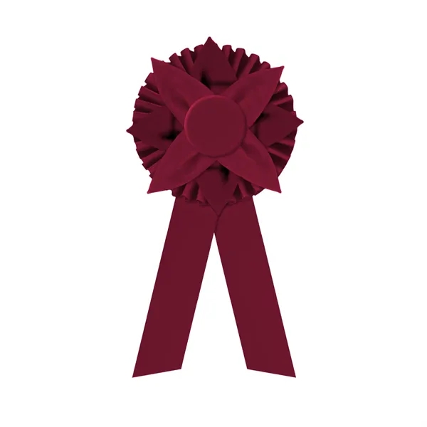 Rosette with two streamers 1 5/8" angled, 12" total length.... from ASI 93520 Ventura Inc