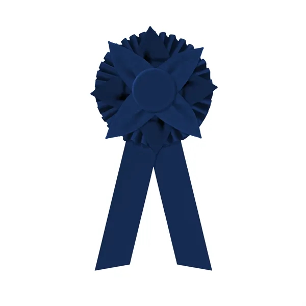 Rosette with two streamers 1 5/8" angled, 12" total length.... from ASI 93520 Ventura Inc