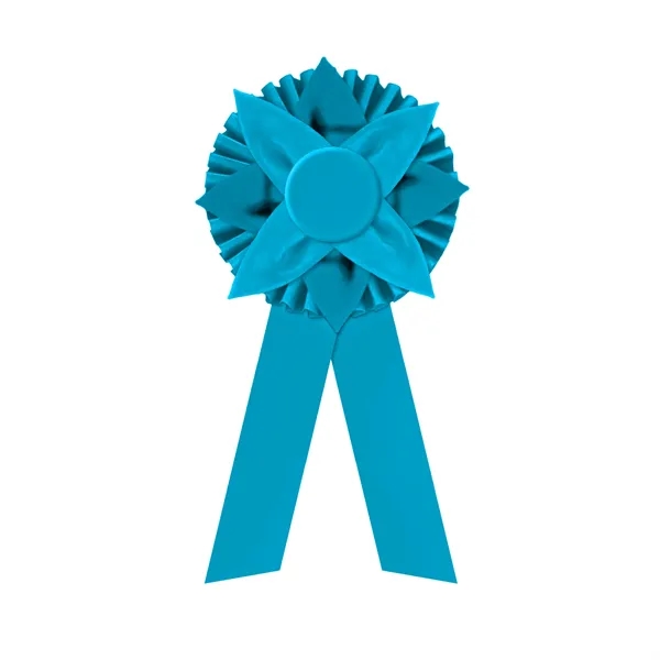 Rosette with two streamers 1 5/8" angled, 12" total length.... from ASI 93520 Ventura Inc