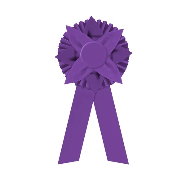 Rosette with two streamers 1 5/8" angled, 12" total length.... from ASI 93520 Ventura Inc