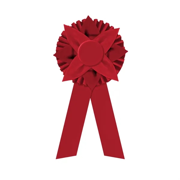 Rosette with two streamers 1 5/8" angled, 12" total length.... from ASI 93520 Ventura Inc