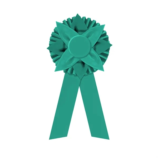 Rosette with two streamers 1 5/8" angled, 12" total length.... from ASI 93520 Ventura Inc