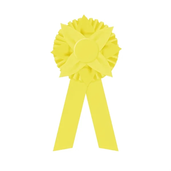 Rosette with two streamers 1 5/8" angled, 12" total length.... from ASI 93520 Ventura Inc