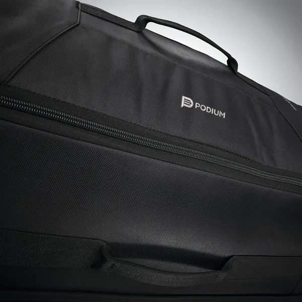 Durable drop bottom wheeled duffel for easy travel... from ASI 56070 Gemline / Gemline®