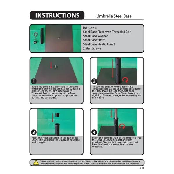 7.5; High Heavy-Duty Frame Patio Umbrella with 9' Wide Canopy with... from ASI 80228 Quinn