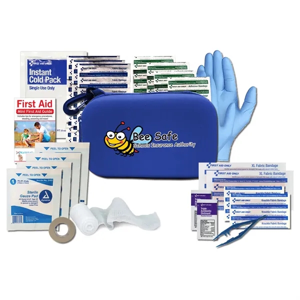 First aid kit. Contains bandages, gauze, triple antibiotic ointment, an ice... from ASI 46170 Compass Industries Inc