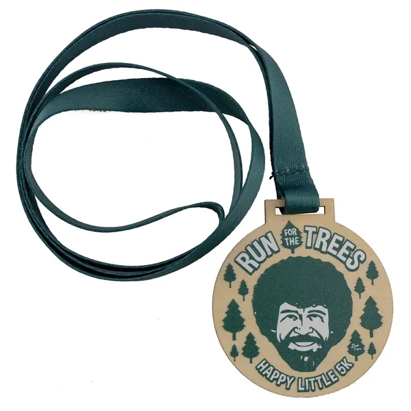 Bass plywood medals in assorted shapes and sizes with full color... from ASI 52263 EMT