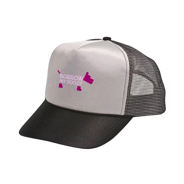 Mesh Trucker Cap with Snap Closure in Metallic Colors... from ASI 31517 Admart Products