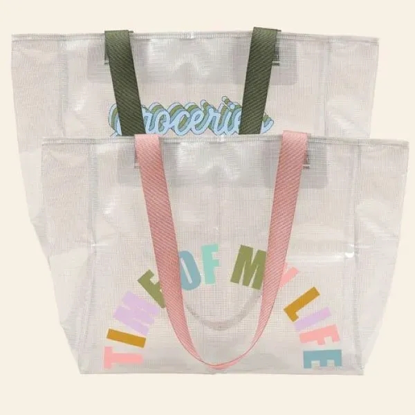 High-Quality Grid Vinyl Tote Bag... from ASI 74710 Numo / NUMO