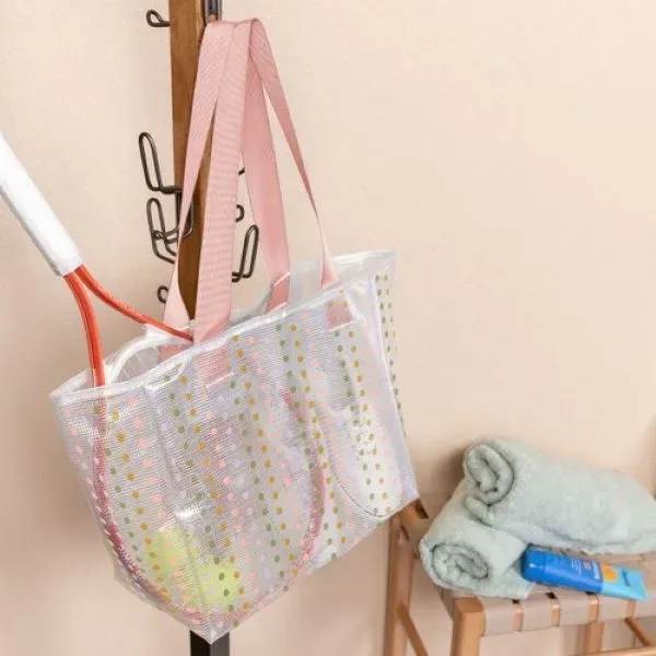 High-Quality Grid Vinyl Tote Bag... from ASI 74710 Numo / NUMO