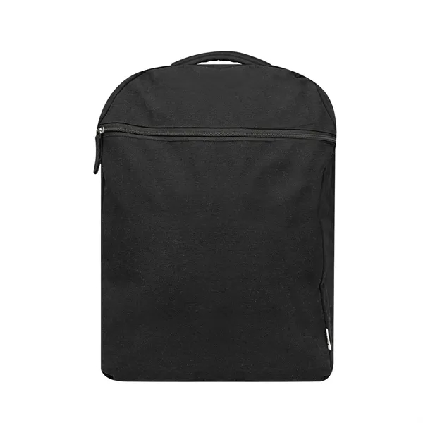 Recycled cotton backpack with laptop pocket, zippered main compartment and adjustable... from ASI 61125 Hit Promotional Products / Hit®