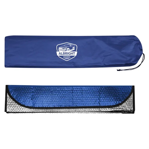 23.5" x 51" accordion-style car sun shade.... from ASI 61125 Hit Promotional Products / Hit®