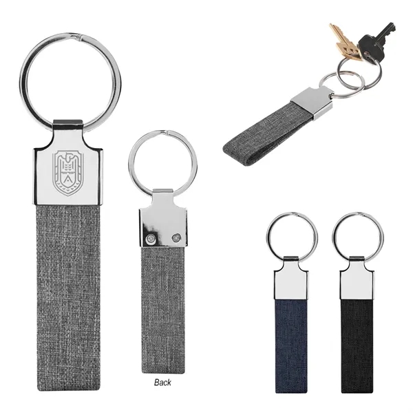 4.5" x 1" rPET key tag with split ring attachment.... from ASI 61125 Hit Promotional Products / Hit®