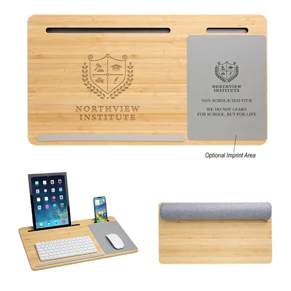 10" x 22" bamboo laptop desk.... from ASI 61125 Hit Promotional Products / Hit®