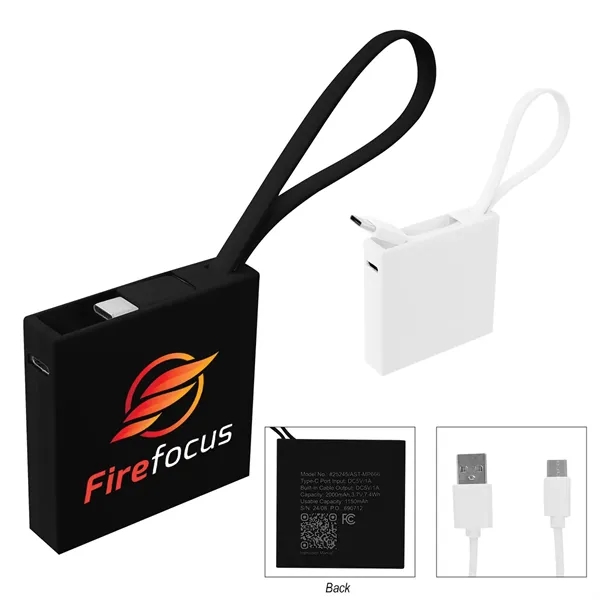 Pocket sized power bank with 2000 mAh Lithium Ion Grade A... from ASI 61125 Hit Promotional Products / Hit®