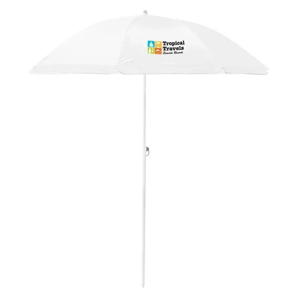 70" beach umbrella with manual open/close mechanism.... from ASI 61125 Hit Promotional Products / Hit®