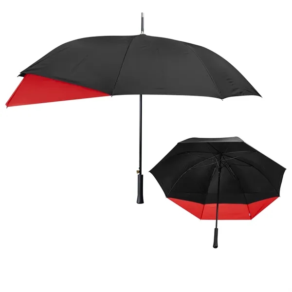 Umbrella with 47" arc, auto open/manual closure, fiberglass frame and hook... from ASI 61125 Hit Promotional Products / Hit®