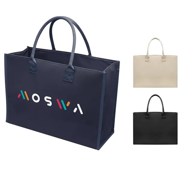 7" x 12" x 17" reusable shopping tote bag with 23"... from ASI 61125 Hit Promotional Products / Hit®