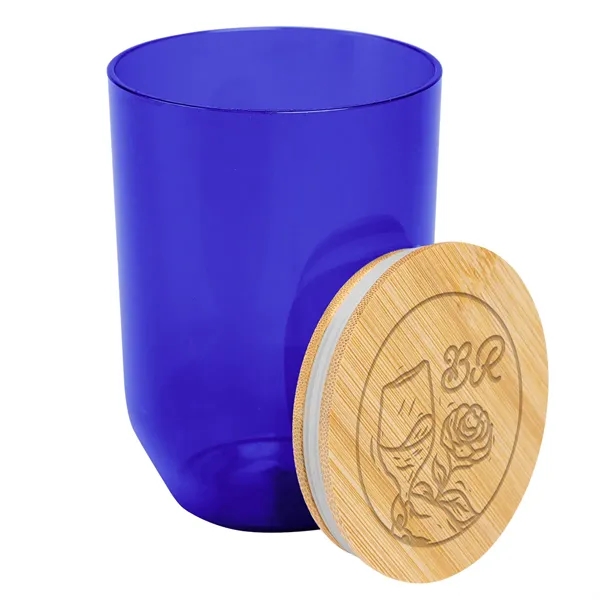12 oz. rPET wine tumbler with bamboo lid.... from ASI 61125 Hit Promotional Products / Hit®