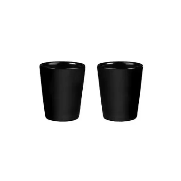 2 Oz. Black Ceramic Shot Glass... from ASI 52475 Xpres LLC