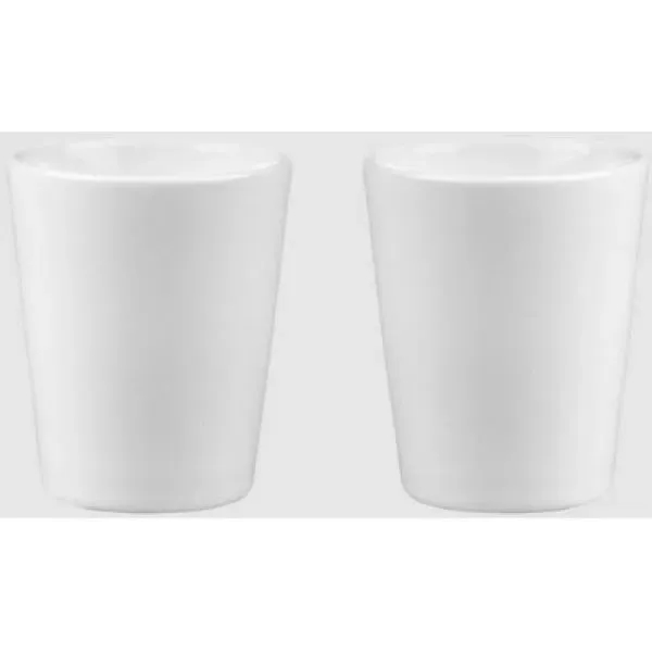 2 Oz. White Matte Ceramic Shot Glass... from ASI 52475 Xpres LLC