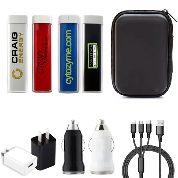 4-in-1 power bank charging set plus 1C3P silkscreen(case, w/charger, powbnk) plus... from ASI 37218 Athena Promo (tm)