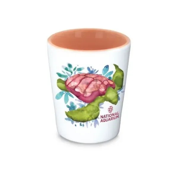 2 Oz. Two Tone Matte Ceramic Shot Glass... from ASI 52475 Xpres LLC
