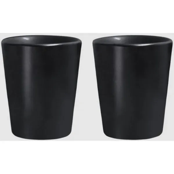 2 Oz. Black Matte Ceramic Shot Glass... from ASI 52475 Xpres LLC
