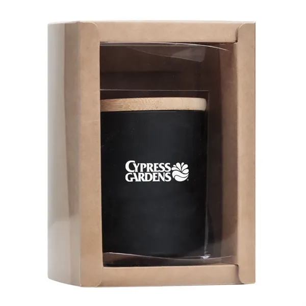 The Bruges Candle and Holder features an elegant black glass holder,... from ASI 84592 St Regis Group