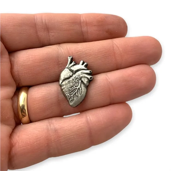 Anatomically correct human heart pin. Blank.... from ASI 96235 Wehr Industries Inc