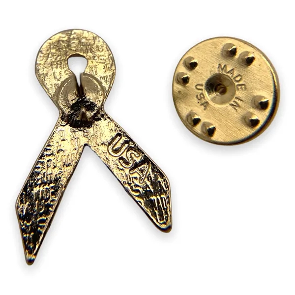 Orange enameled leukemia awareness lapel pin. Blank.... from ASI 96235 Wehr Industries Inc