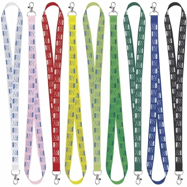 3/4" Satin Screen Print Lanyard... from ASI 40480 Koozie Group