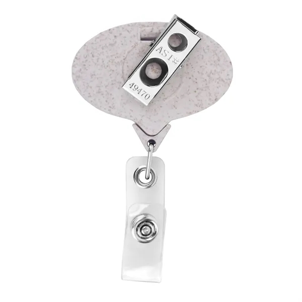 Wheat Straw JUMBO oval badge reel.... from ASI 49470 DEVARA