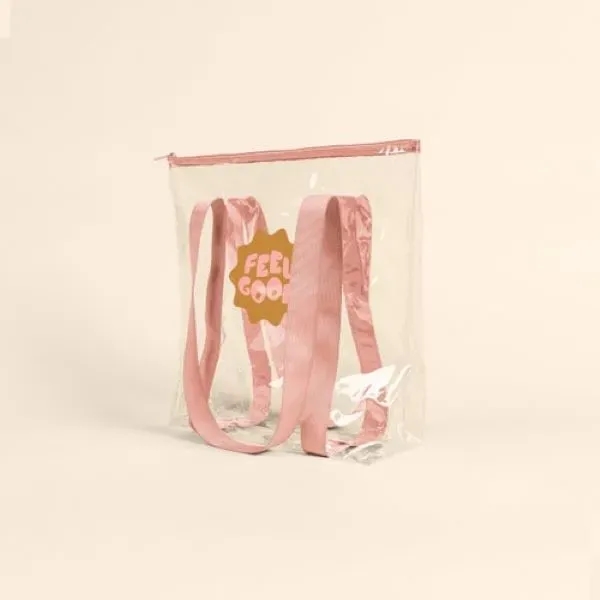 Large, gusseted, two-handled tote with zipper closure that measures 17.5" W... from ASI 74710 Numo