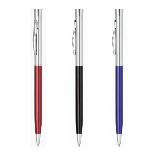 Slim Metal Twist Action Ballpoint Pen... from ASI 31517 Admart Products / Admart Line